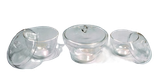 Crisoles de vidrio de cuarzo transparente de 15, 25, 50, 80, 100 & 150 ml. UNITED SCIENTIFIC