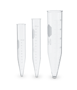 Tubos cónicos de centrífuga graduados reutilizables, Volumenes 10, 15 y 50 ml. Paquete con 12 piezas Marca KIMAX® 45165