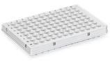 Placas PCR medio faldón de 96 pozos, Perfil bajo, para LightCycler® 480,  de PP blanco, 100 µl, PCR Performance Tested, optimizadas para qPCR, Paquete con 50 piezas, Marca SARSTEDT 72.1982.252