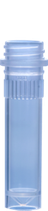 Microtubo roscado de 2 ml. SIN TAPA, fondo cónico con faldón, con moleteado, transparente, sin cierre, 500 unidades/bolsa SARSTEDT 72.609