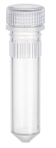 Microtubo roscado estéril de 2 ml, fondo cónico, con moleteado, tapón neutro, cierre montado, 100 unidades/bolsa, SARSTEDT 72.693.005
