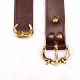 Hochmittelalter-Gürtel 3 cm mit Riemenende