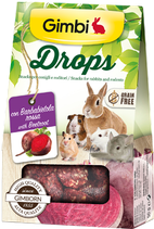 Snack senza cereali - Ideale per criceti, topolini, gerbilli, cincillà, degu del Cile, ratti, altri piccoli roditori e conigli. 50g