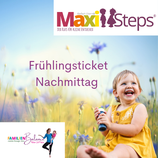 MaxiSteps® für Einjährige am Mittwochnachmittag Jahreszeitenticket Frühling 2024