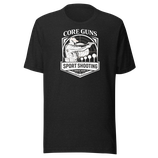 Core Guns "Sport Shooter" schwarz - Essenzielles Unisex T-Shirt | Bella + Canvas 3001