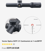 Vector Optics SCFF-31 Continental x6 1-6x28FFP