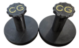 Ein Set (2 Stück) CG Magnet Kurzwaffenhalter -  MADE IN GERMANY - für deine Kurzwaffe, im Tresor, zum Platz sparen. Im Laden erprobt hält es auch Revolver bis 2,1kg