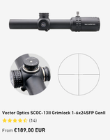 Vector Optics SCOC-13II Grimlock 1-6x24SFP Gen2