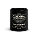 Black Glossy Mug ca. 11oz. "Core Guns Oldschool"