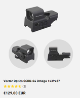 Vector Optics SCRD-04 Omega 1x39x27