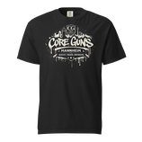 Core Guns Mannheim Locals Shirt "Skyline" Schweres textilgefärbtes Unisex T-Shirt | Comfort Colors 1717