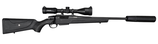Brenner Komplettset, nicht nur für Jungjäger - Brenner BR20 Polymerschaft mit verstellbarer Backe 308Win, mit Montage und Falke 2-12X50 ABS L4 und Brenner SD21 Schalldämpfer *EWB Pflichtig