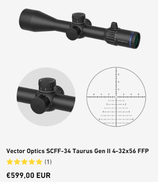 Vector Optics SCFF-34 Taurus Gn II 4-32x56FFP