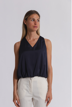 Top palloncino blu