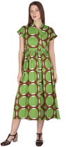 lAbito crossover midi dress