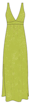 ABITO EMPIRELONG DRESS solo L