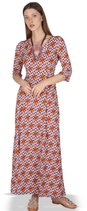 ABITO -long kaftano E263-1246 4235