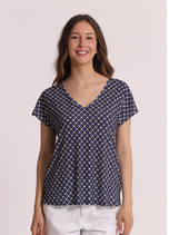Maglia pois blu