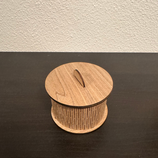 Schatulle rund "Nuss"