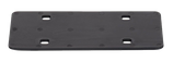 Deckplatten, schwarz, 120x50x1,5 mm