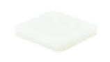 Unterlegplatten, weiß, 70x70x10 mm