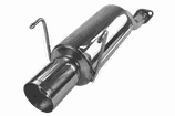 Sport Auspuff Magnaflow mit EG-Genehmigung passend für Honda Civic EP1 EP2 1.4i S / EP2 1.6i / EP1 1,4i S Sport / 1,6i Sport Sportauspuff Edelstahl Endschalldämpfer Exhaust Backbox