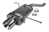 Sport Auspuff Magnaflow mit EG-Genehmigung passend für BMW E46 320i 323i 328i Edelstahl Endschalldämpfer Exhaust