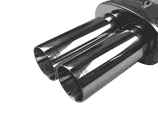 Sport Auspuff Magnaflow mit EG-Genehmigung passend für BMW E39 520i 525i 528i Edelstahl Endschalldämpfer Exhaust Backbox