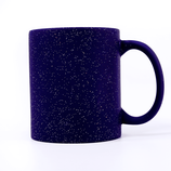 Taza cerámica mágica azul glitter + caja