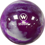 WINNER Vollkugel 160 mm Violett/Weiß  (marmoriert)