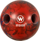 WINNER Lochkugel 160 mm Rot/Blau marmoriert