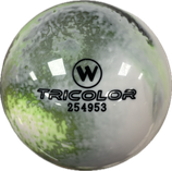 WINNER Vollkugel 160 mm TRICOLOR Grün/Weiß/Schwarz