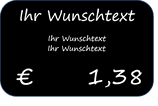 Individuelle Preiskarten - personalisiert mit Ihrem Wunschtext