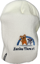Zenias Tiere Wintermütze (weiß)