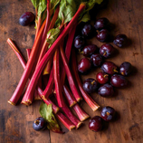 Rhubarb & Black Plum - Duftwachsmuster
