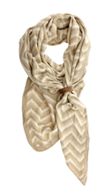 3-eckiges Tuch Feinstrick • beige