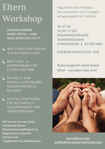 Eltern-Workshop Wut&Omega3