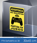 Señaléticas - Partida en Juego