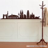 Arquitectura - Silueta Skyline de Barcelona