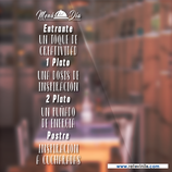 Hostelería - Menú del Día Creativo