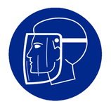Pictogram Gelaatsbescherming Verplicht