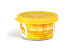 boîte à goûter - mini cup, bluewater bento  100 ml - couvercle jaune