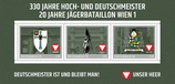 Jubiläums‑Briefmarken für echte Deutschmeister