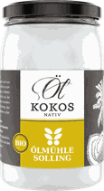 Biologisch natives Kokosnussöl 0,25 Liter