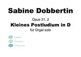 S.Dobbertin: Kleines Postludium in D