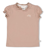 T-shirt taupe - Delicate Flower