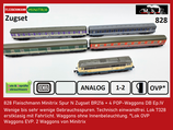 828 Fleischmann Minitrix Spur N Zugset BR216 + 4 POP-Waggons  DB Ep.IV