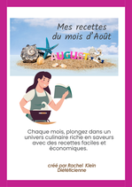 Mon Ebook de recettes d'Août