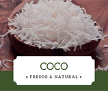 Coco natural deshidratado