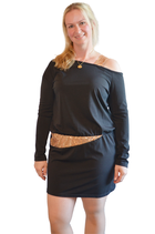 Off-Shoulder Kleid